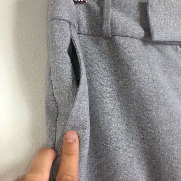 BANANA REPUBLIC Light Grey Stretchy Classic MARTIN Trouser Pants Size 6 - Picture 5 of 11